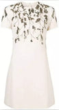 Dress with Embroidered Sequins