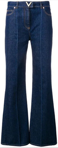 V-Detail Regular Fit Jeans