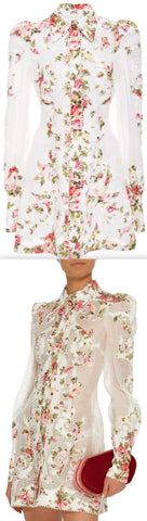 Sunny Applique Shirt Dress