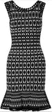 Jacquard Knit Mini Dress