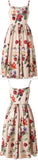 Embellished Floral-Printed Sun Dress
