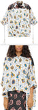 Paula Print Blouse White-Multicolor | DESIGNER INSPIRED FASHIONS
