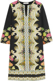 Paisley Print Tunic Dress | DESIGNER INSPIRED FASHIONS
