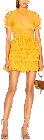 Tiered Mini Dress