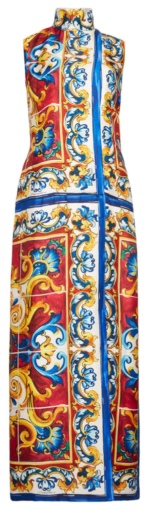 Sleeveless Mock Neck Dress
