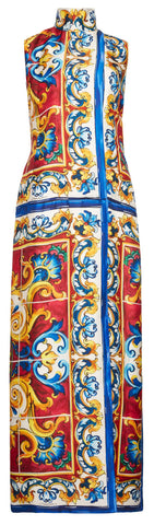 Sleeveless Mock Neck Dress