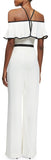 'Spencer' Off-The-Shoulder Jumpsuit - Vanilla - DESIGNER INSPIRED FASHIONS
