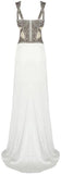 Bead-Embellished Mesh Paneled Gown | DESIGNER INSPIRED FASHIONS