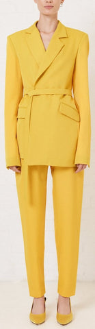 Yellow Suit-Jacket and Pant Set