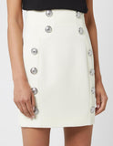 High Waist Pencil Skirt, White | DESIGNER INSPIRED FASHIONS