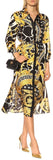 Baroque Silk Midi Dress | DESIGNER INSPIRED FASHIONS