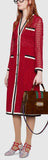 GG Macramé Long Sleeve Dress