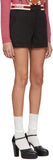 Black Web Logo Shorts