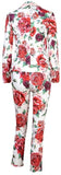 Peony Print Blazer and Pant Suit