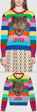 Striped Tiger-Embroidered Sweater - DESIGNER INSPIRED FASHIONS