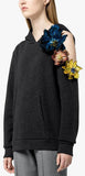 Cut-Out Flower Hoodie