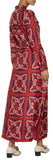 Logo Bandana Print Shirt Dress