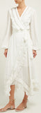 Moncur Ruffled Silk-Chiffon Midi Dress | DESIGNER INSPIRED FASHIONS