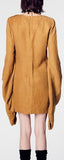 Ruched Long Sleeve Tunic Dress