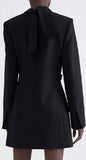 Knotted Blazer, Black