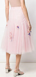 Embroidered Tulle Skirt