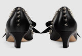 Leather Pump with Spikes