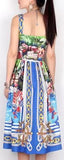 Printed Poplin Dress - DESIGNER INSPIRED FASHIONS