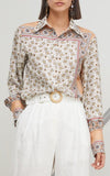 Printed Silk Shirt | DESIGNER INSPIRED FASHIONS