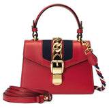 Sylvie Leather Mini Bag - Red