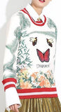 Embroidered Cotton Sweatshirt - DESIGNER INSPIRED FASHIONS