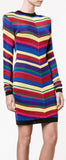 Chevron Knit Long-Sleeve Dress - *Limited Stock* - DESIGNER INSPIRED FASHIONS