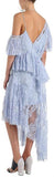 'Seer Pentacle' Lace Dress in Blue - DESIGNER INSPIRED FASHIONS