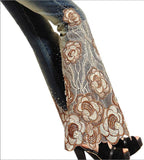 Embellished Light Faded Flare Jeans - DESIGNER INSPIRED FASHIONS