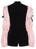 Long Puff-Sleeve Playsuit