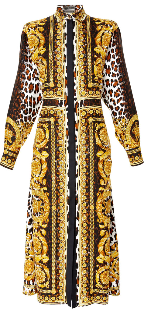 Printed Shirt Dress