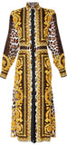 Printed Shirt Dress