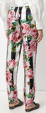 Rose & Stripe Print Pajama Set  *Limited Stock*
