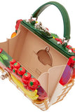 Fruit-Embellished Tote