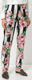 Rose & Stripe Print Pajama Set  *Limited Stock*