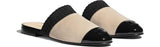 Knit and Patent Calfskin Leather Mules | DESIGNER INSPIRED FASHIONS