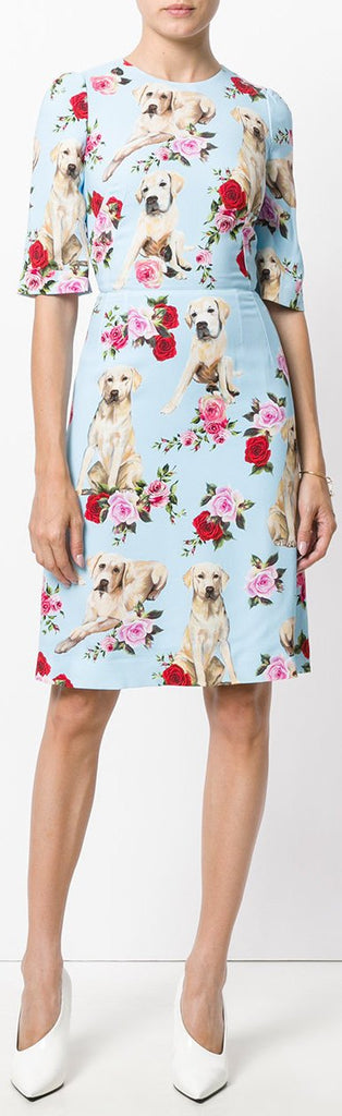 'Mimmo' Printed Cady Dress