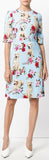 'Mimmo' Printed Cady Dress
