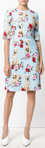 'Mimmo' Printed Cady Dress