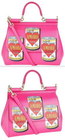 Medium Soup Can Print Sicily Bag