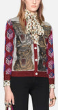 Tiger Intarsia Knit Sweater