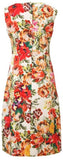Floral Appliques Printed Dress | DESIGNER INSPIRED FASHIONS
