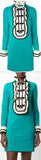 Ruffled Bib Mini Dress - DESIGNER INSPIRED FASHIONS