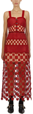 3d Floral Crochet Lace Dress