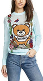 Mesh Teddy Swing Sweater - Black, Pink, Blue