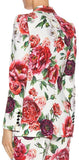 Floral Peony Print Blazer Cady Jacket